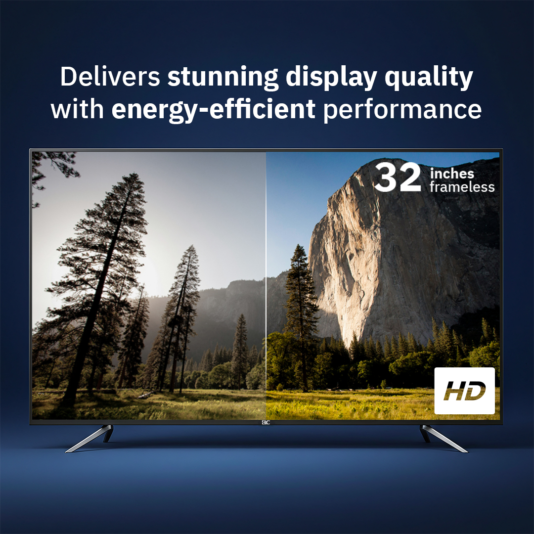 ELC TV 32" Inches Smart Android -ATV- (FrameLess)